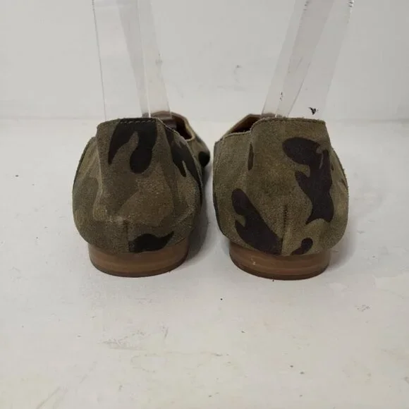 Lucky Brand Bylando Camo Print Pointed Toe Ballet Flats Size 7M - Picture 5 of 10